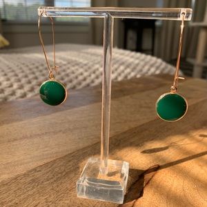 Forest Boutique Emerald Green Drop Earrings